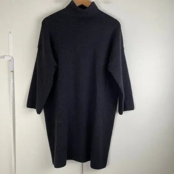 Tuckernuck Pomander Place Vivianne Black Sweater Mini Dress L - Picture 9 of 16
